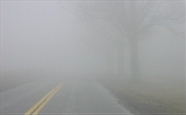 濃霧の中にいるような気持ち